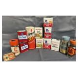 Lot of Vintage Spice Cans