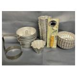 Lot of  Vintage Aluminum Jello Molds