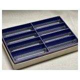 Crystal place cards set of 8