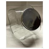 Vintage Glass Slant Counter Jar Anchor Hocking
