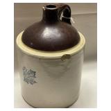 Vintage Western Stoneware Jug, has a chip