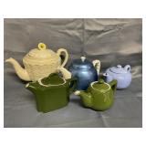 5 Assorted Tea Pots