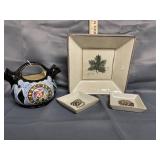 Double Spout Vase, MCO Japan Small Ceramic,