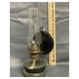 Glass Oil Lamp with Reflector