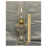 Clear Glass Oil Lamp