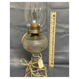 Electrified Frosted Lamp