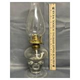 Clear Oil Lamp - has chip in base