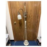 Cast Iron Floor Bridge Lamp