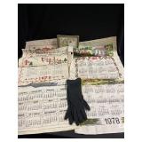 Antique Autograph book dated 1883-88, Calendar