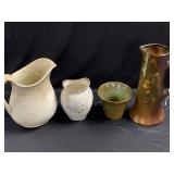Lot Pitchers and Small Vases