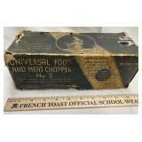Vintage universal food and meat chopper/ grinder