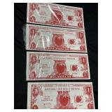 Vintage 1976 National Strawberry Festival money.