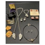 Lot of really nice costume jewelry.