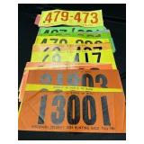 Large lots of hunting tags dating back from 1961