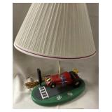Kids race car lamp