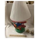 Kids airplane lamp