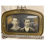 Gold Gilt Wood Framed Black and White Photo