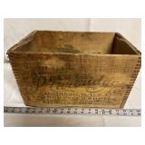 Peters Wood Advertising Ammo Box