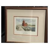 Michigan Artist Randall Higdon Signed Framed Print