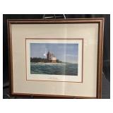 Michigan Artist Randall Higdon Signed Framed Print