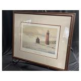 Michigan Artist Randall Higdon Signed Framed Print