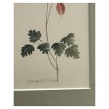 Margaret C. Bach Set of 3 Watercolor Lithograph