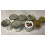 Vintage Kerr and Ball jelly jars