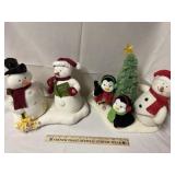 Plush Christmas Snowman decoration