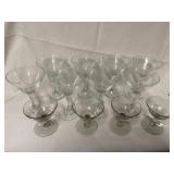 12 Martini Glasses