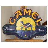 Camel cigarettes clock advertisement measures 28