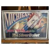 Michigan Coors light beer advertisement frame