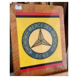 13 1/2" x 17 1/2" Mercedes-Benz advertisement
