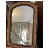 Rectangle mirror measures 24 inches tall 16