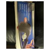 Percussion massage with heat