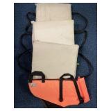 Floating seats and dog life vest