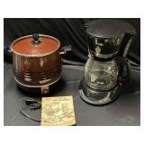 Kitchen lot with Mr Coffee and West Bend lazy day