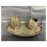 Z Y India Silver Plate Set