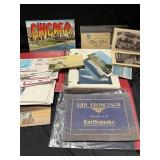 Ephemera including San Francisco Earthquate, Post
