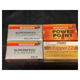 Winchester superspeed 22 Long rifle hypervelocity