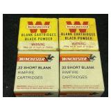 Two boxes Winchester blank cartridges black