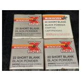 Winchester super X 22 caliber short blank rounds.