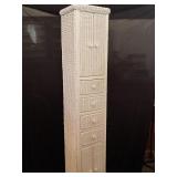 all White wicker Drawer/Cupboard Storage