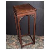 Baker furniture Mahogany plant stand measures 12"