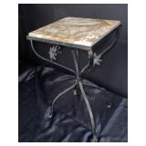 Stone Top Bistro Table, 18 inches tall