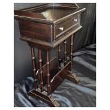 Vintage Wooden Telephone/ magazine Table with
