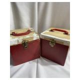 Two boxes of 45 albums