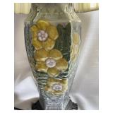 Vintage RMC Chicago Reverse Painted Glass Lamp