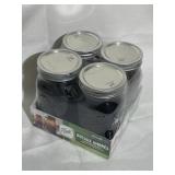 New Ball Amber (4) Quart Jars