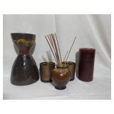 Candle Holders and Incense Holder