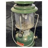 Vintage Coleman lantern,  stands 14 inches tall